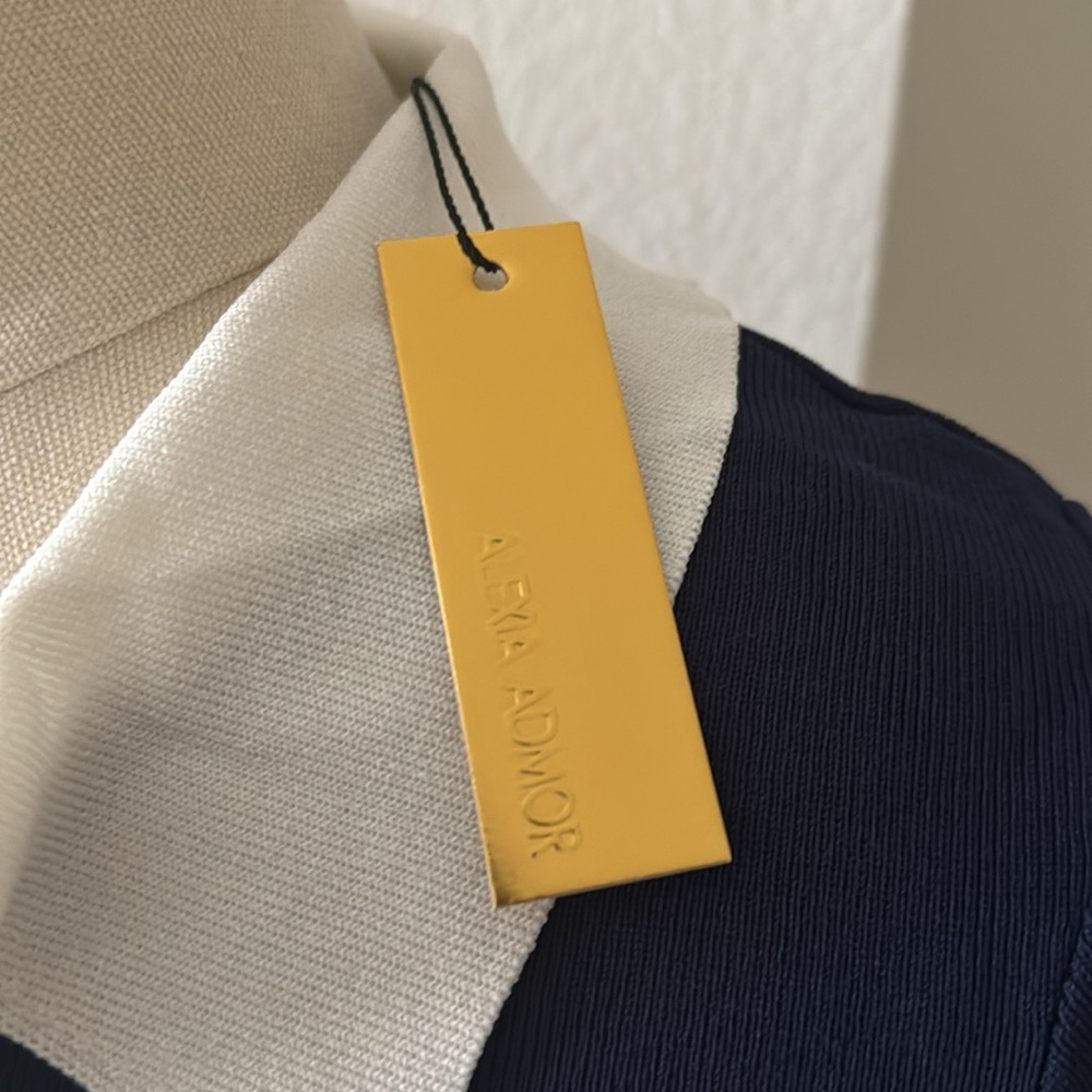 Alexia Admor Francine Dress in Navy - Size Small | NWT - Picture 5 of 7